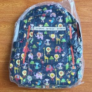Colorful Animal Print Backpack